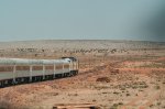 Grand Canyon Railway traveling to the Canyon